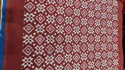 WW/0054 Telia rumal fabric 2/100sx2/80s