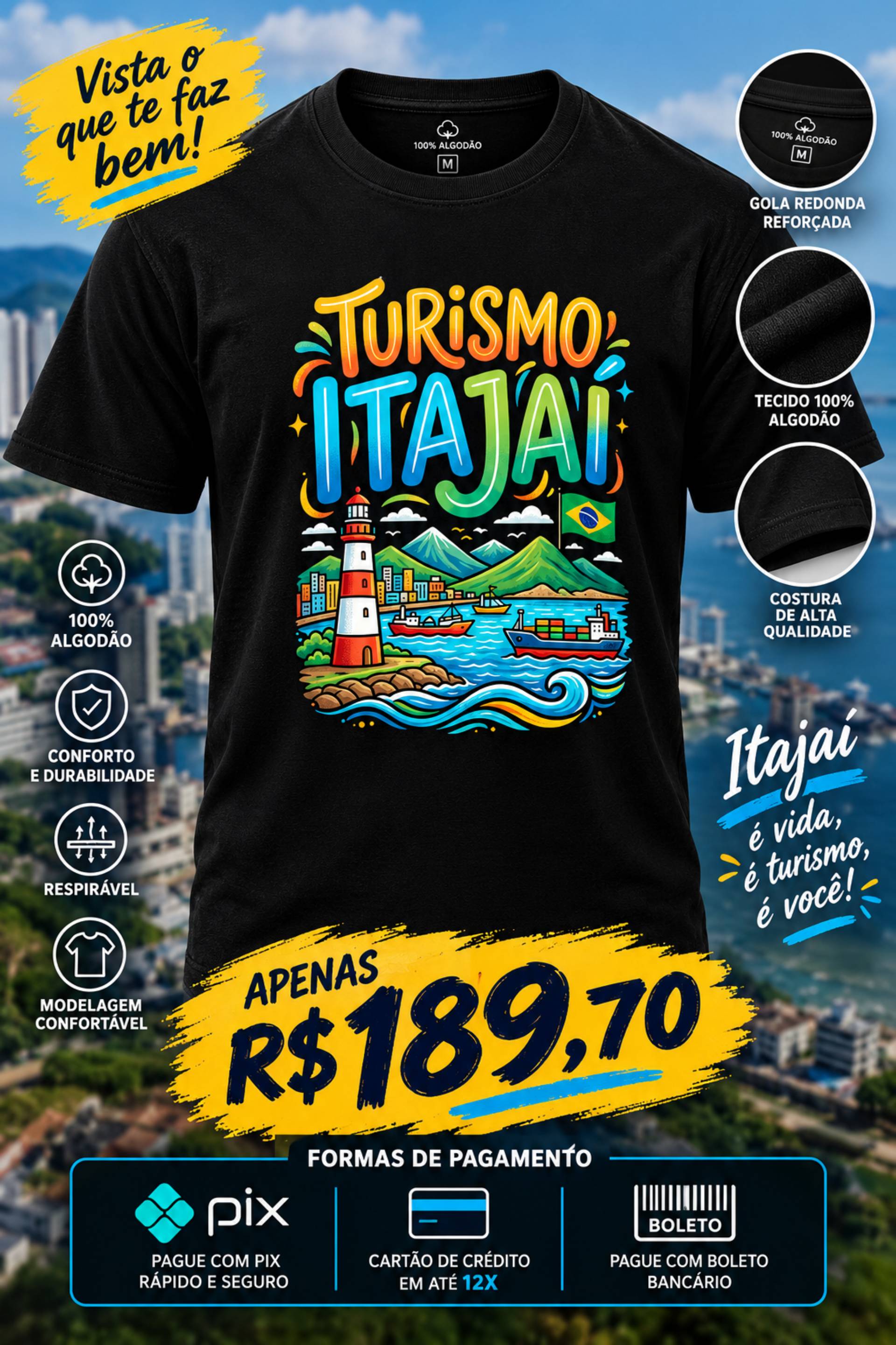 Camiseta masculina preto stillo