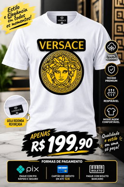 Camiseta masculina branca stillo