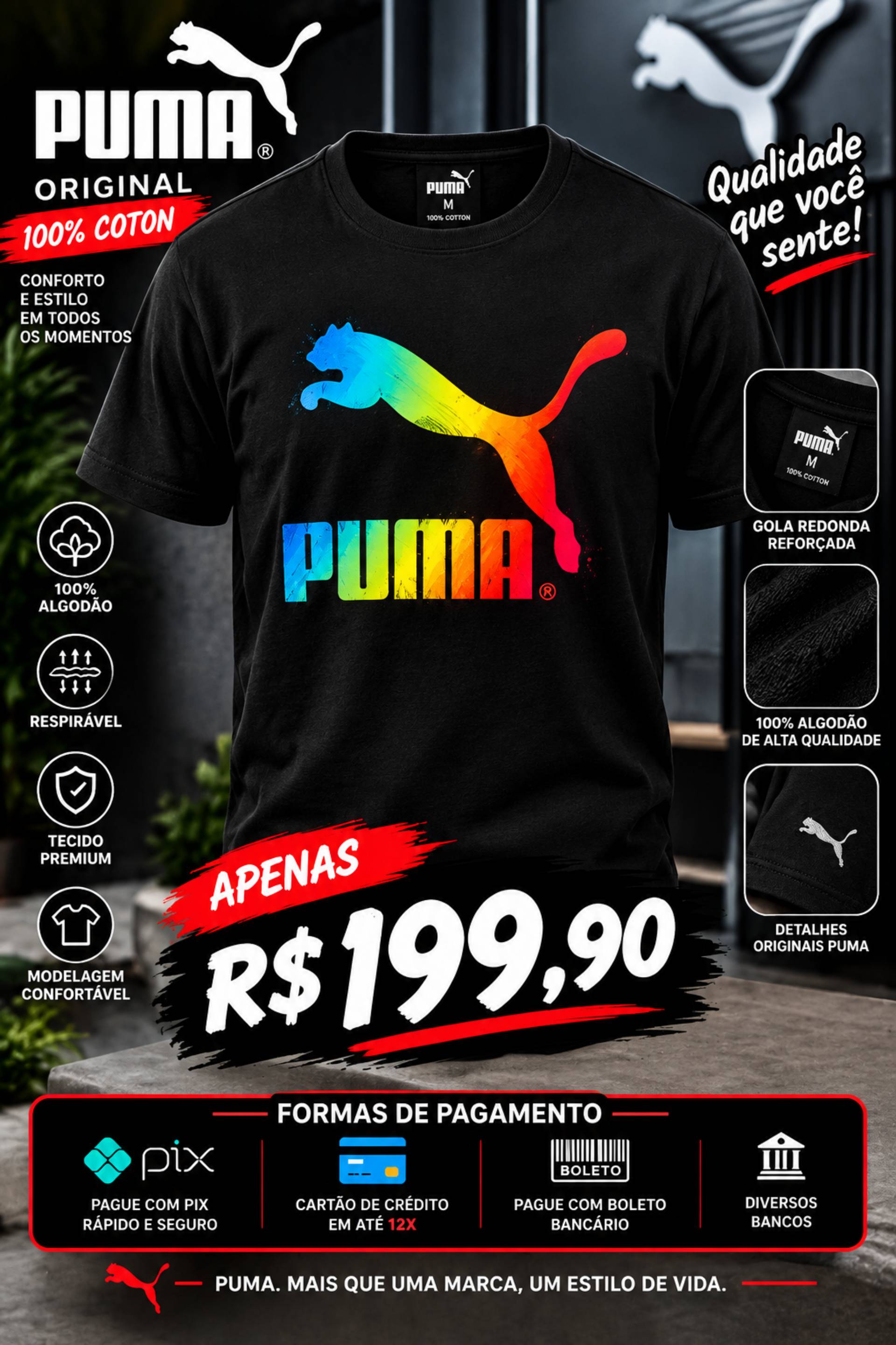 Camiseta masculina branca stillo