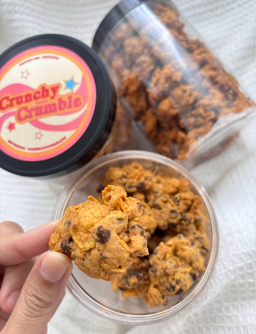 Cornflake cranberry cookies