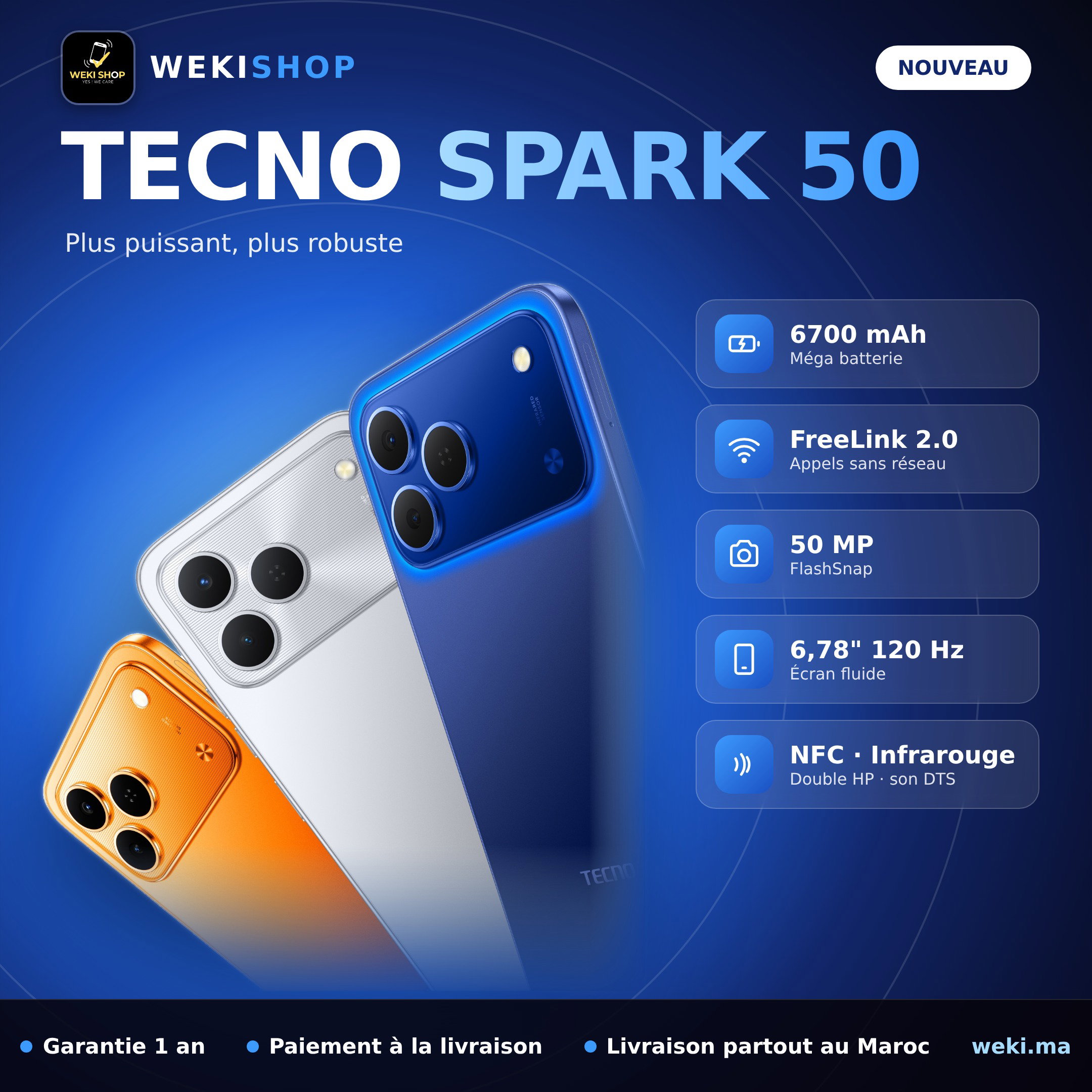 TECNO SPARK 50