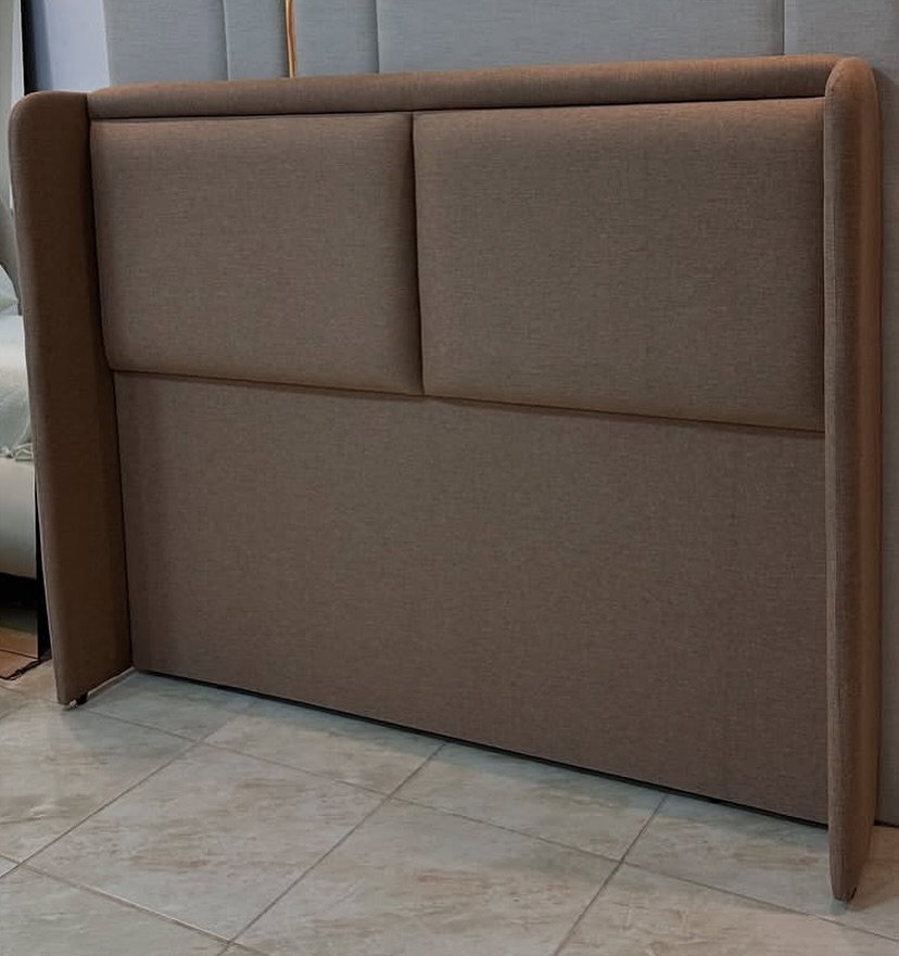 Wingback Headboard - Taupe - Split Panel