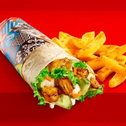 CHICKEN WRAP & CHIPS 