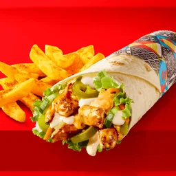 CHEESY JALAPENO WRAP & CHIPS