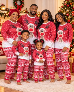 Ensemble Noël red Bambi