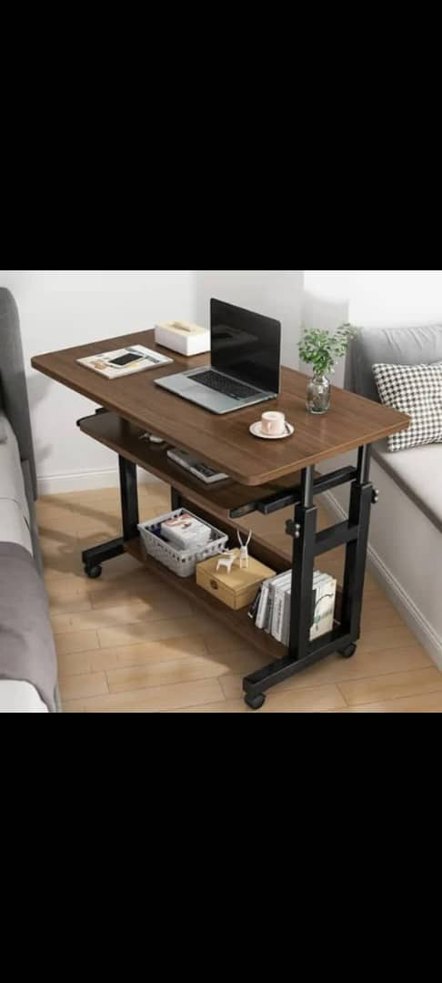DOUBLE LAYER ADJUSTABLE MEDIUM TABLES