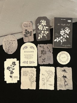 Vintage Embossed Collage Paper