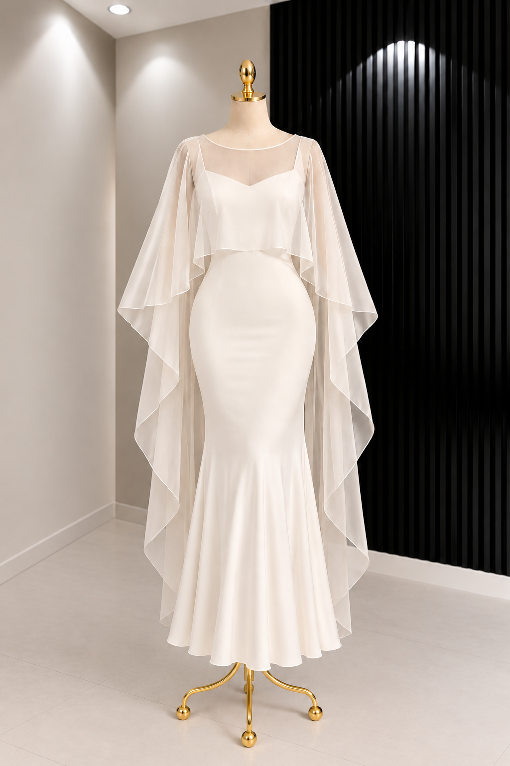 Sheer Cape Overlay