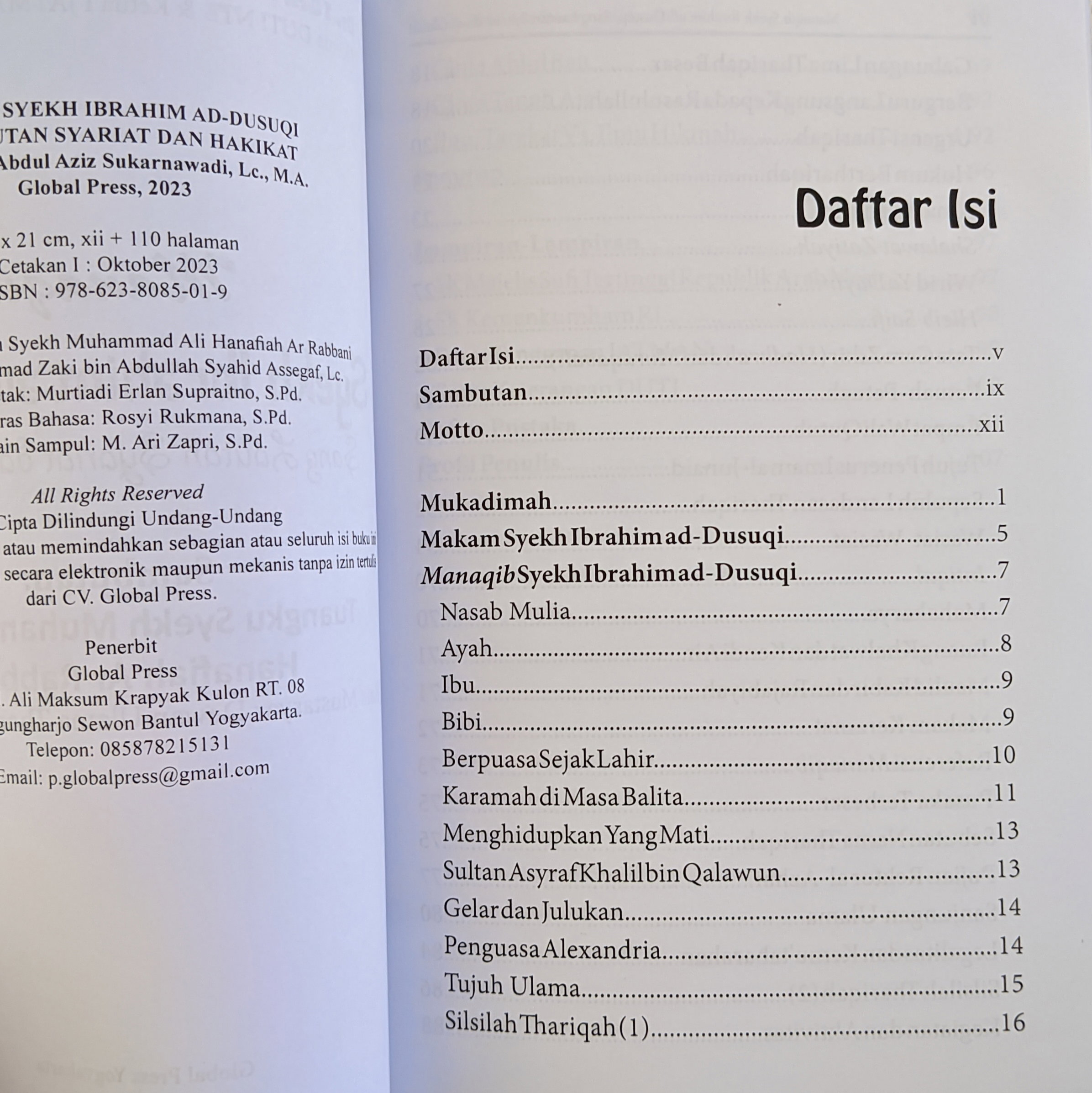 Buku Manaqib Syekh Ibrahim ad-Dusuqi, Sang Lautan Syari'at dan Hakikat_1