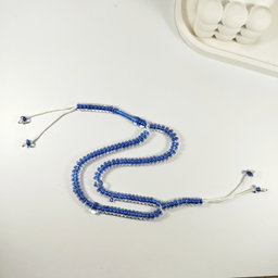 Tasbih Plastik 100 Butir Akrilik Bening