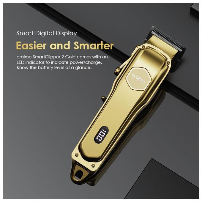 Tondeuse à cheveux oraimo SmartClipper 2 Gold OPC-CL30G – Lames DLC, 240 min – Original_5