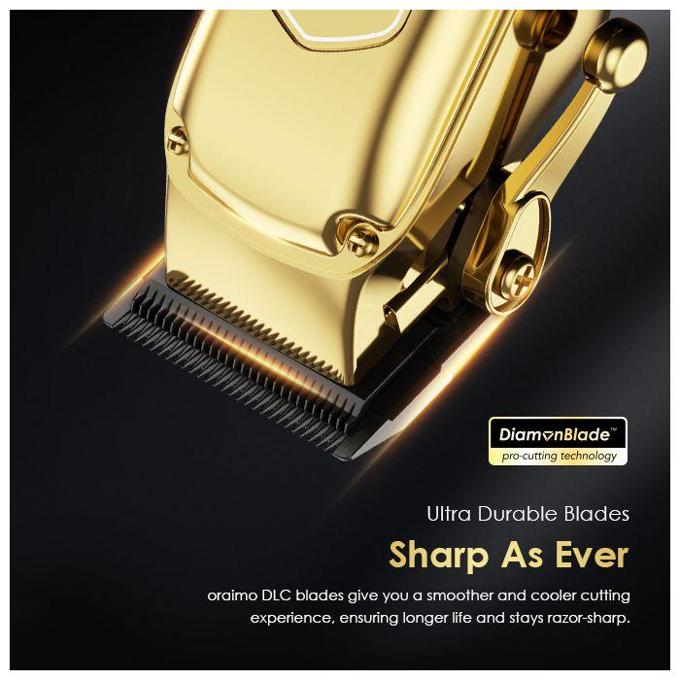 Tondeuse à cheveux oraimo SmartClipper 2 Gold OPC-CL30G – Lames DLC, 240 min – Original_4