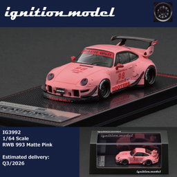 IGNITION MODEL 1/64 PORSCHE RWB 993 - MATTE PINK