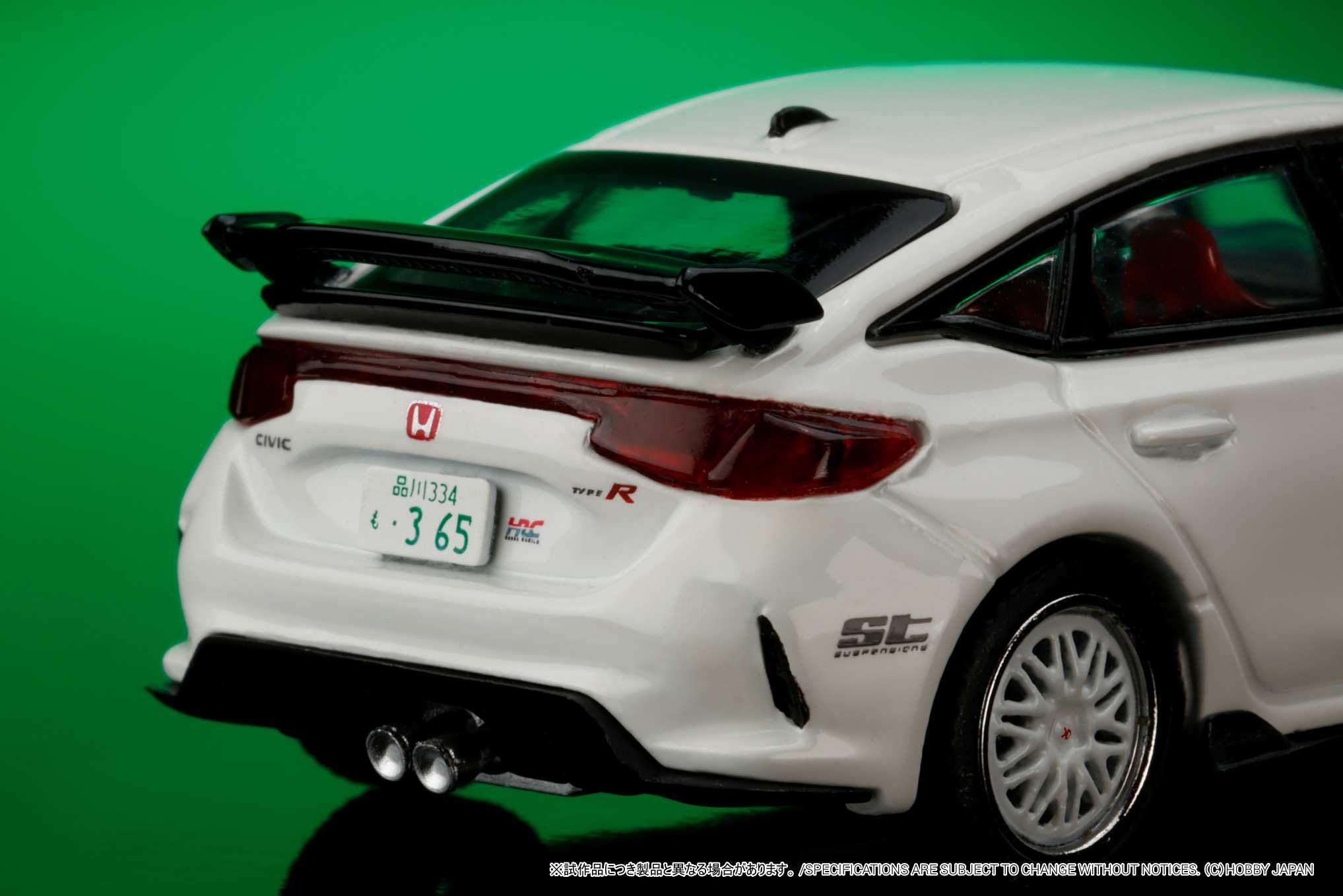 HOBBY JAPAN MODEL 1/64 HONDA CIVIC TYPE-R (FL5) - DK TSUCHIYA 2025 BLISTER PACK_4