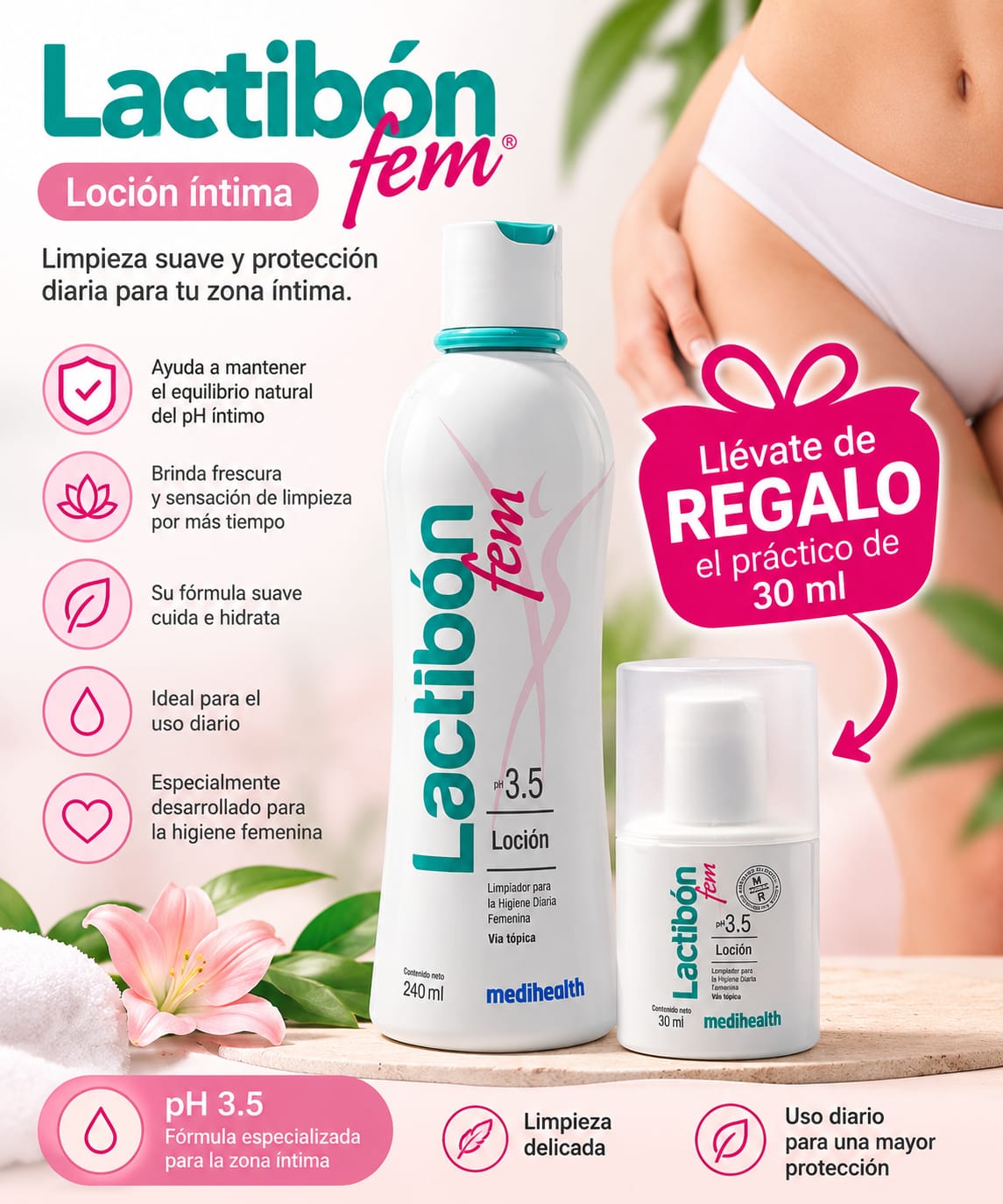 Lactibon Fem Loción Intima 