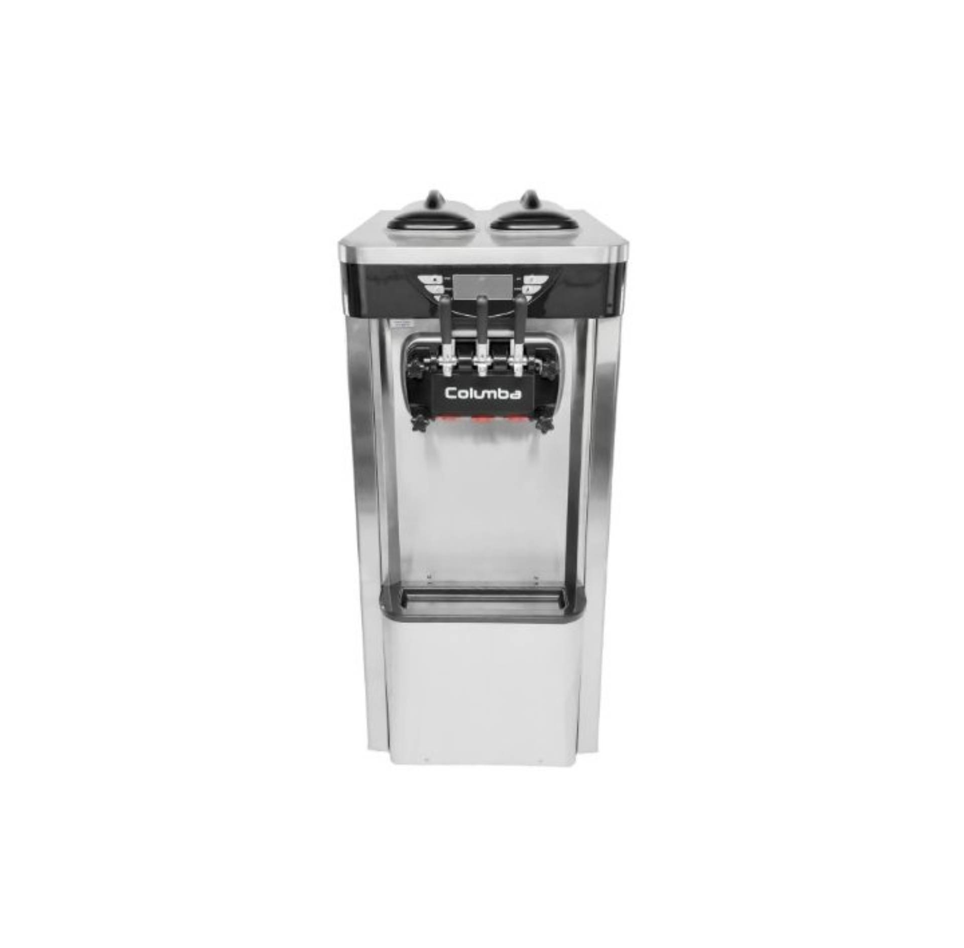 2 Flavour Stainless Steel Ice Cream Machine | Mixer | Floor Model