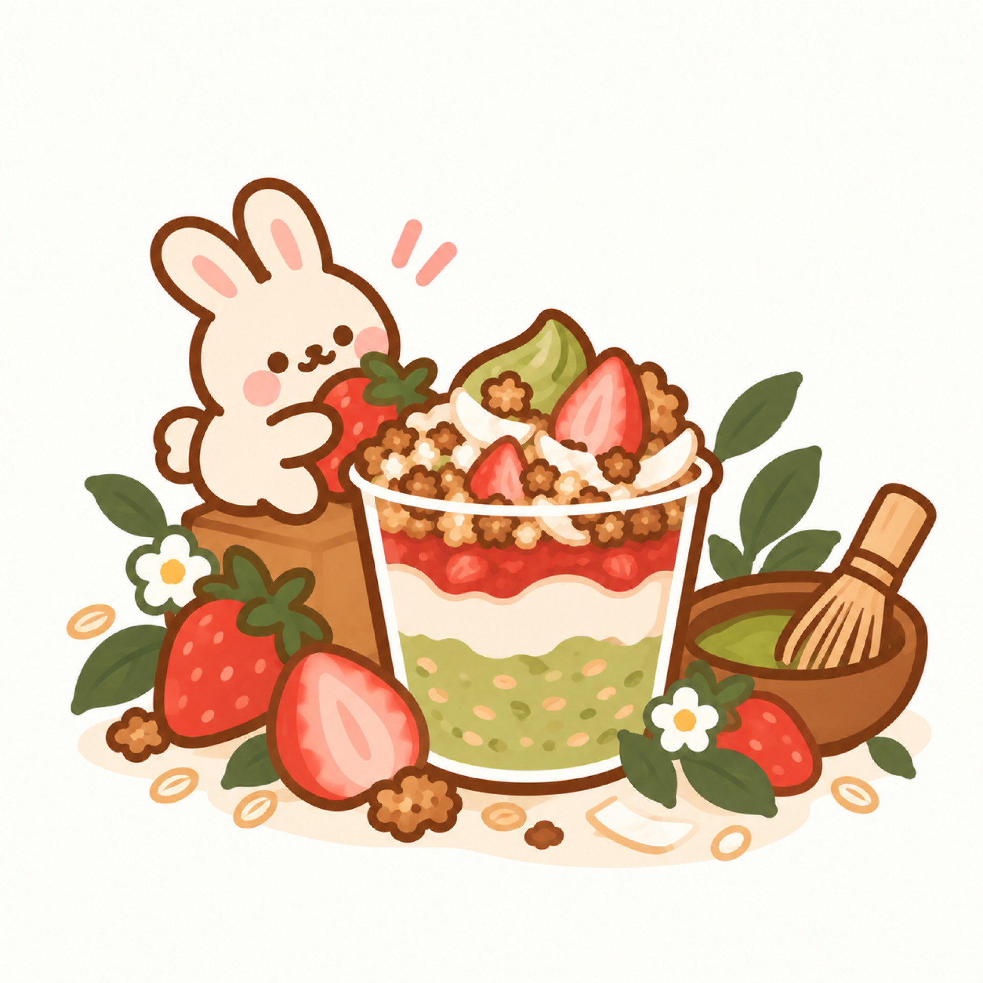 Strawberry Matcha OVO