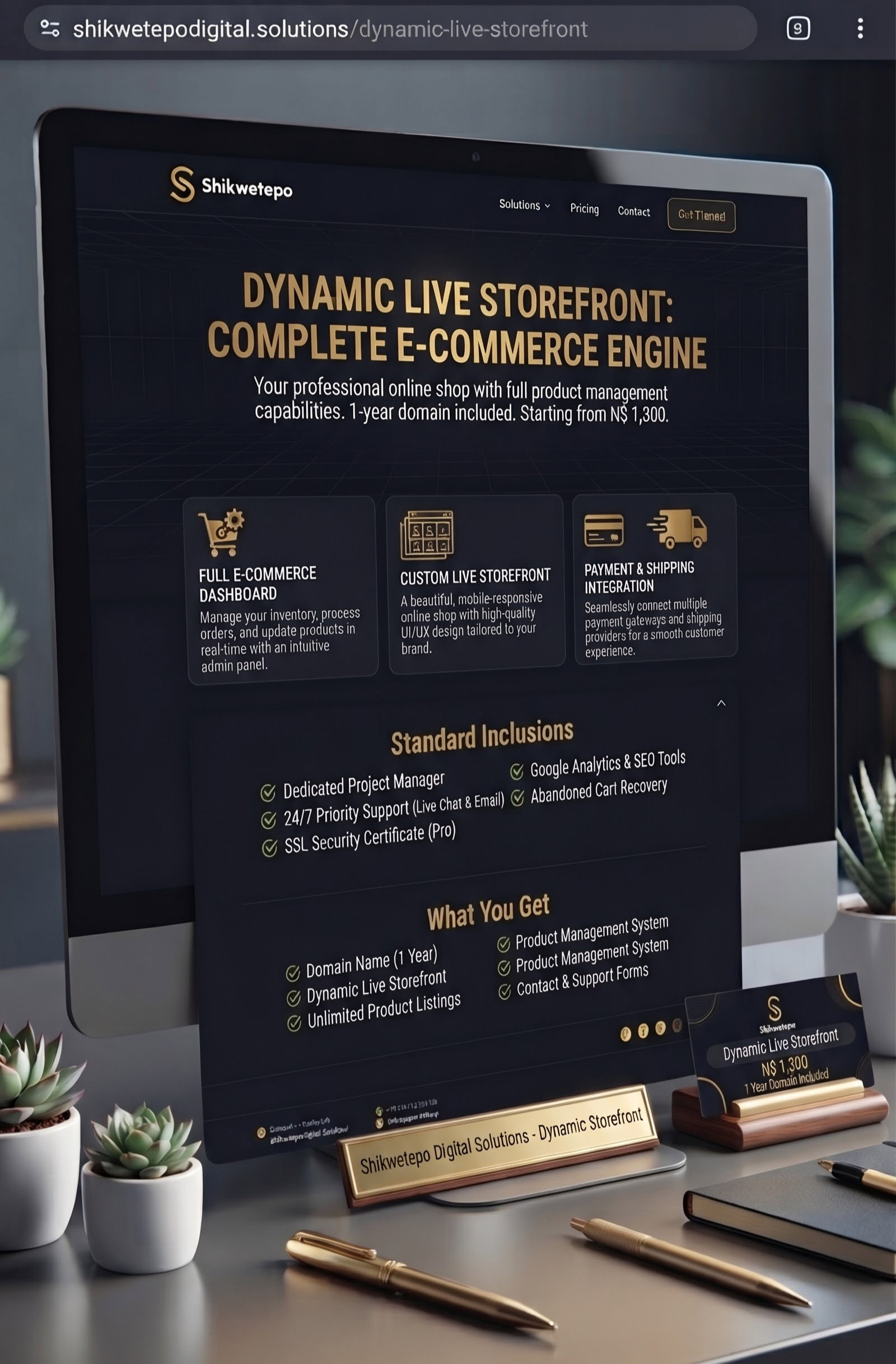 Dynamic Live Storefront (Complete with Domain)