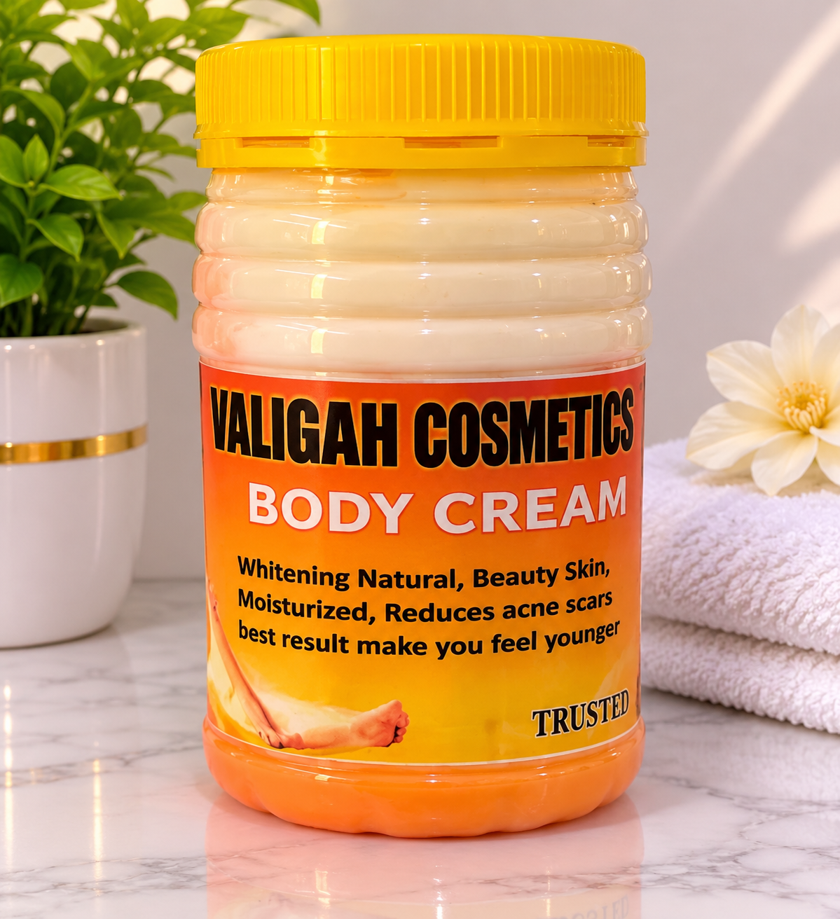 Whitening body cream