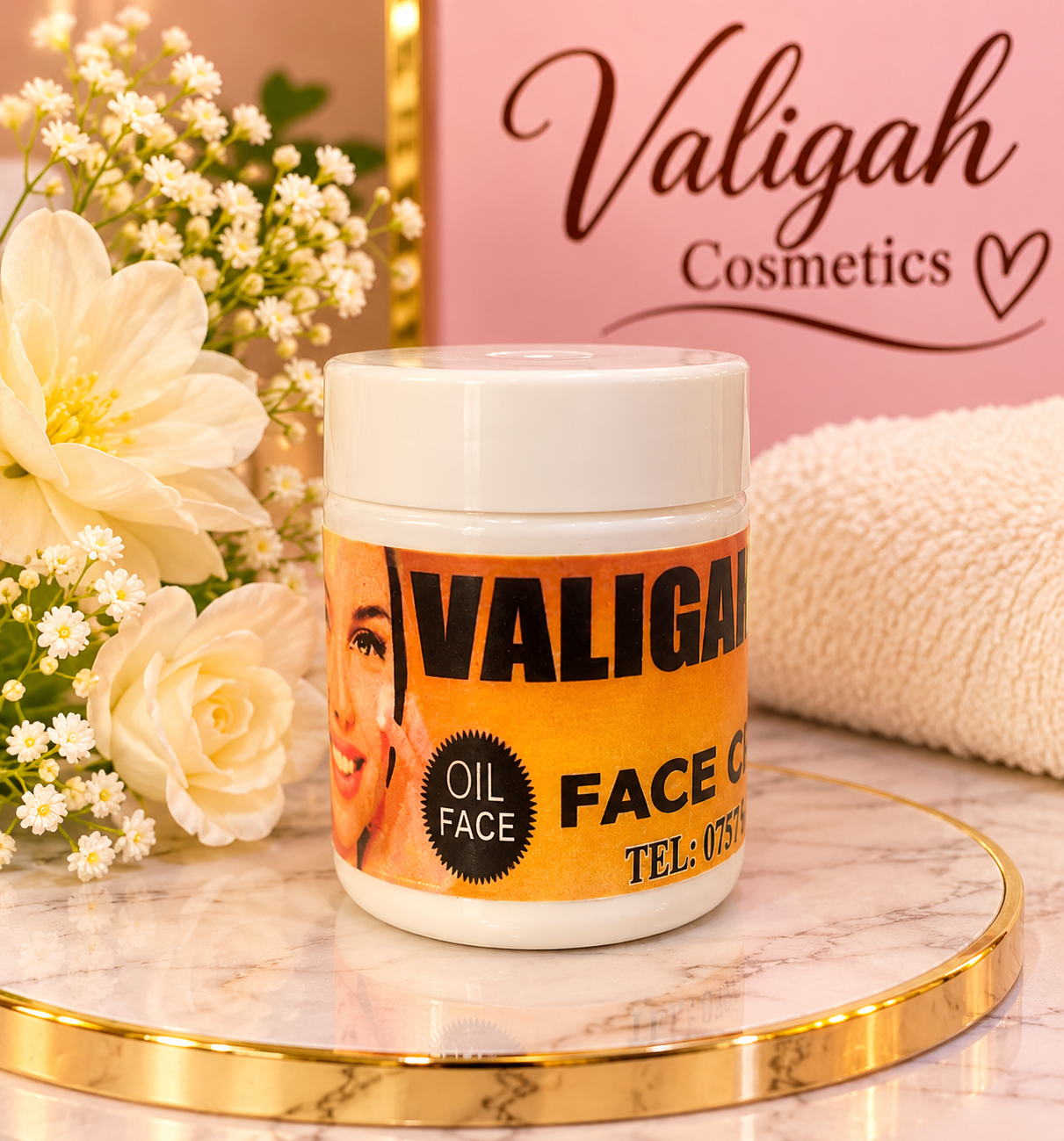 Oily face cream