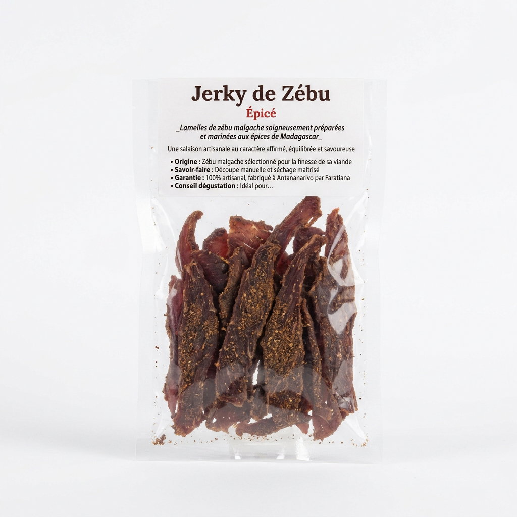 Jerky de Zébu — Épicé 