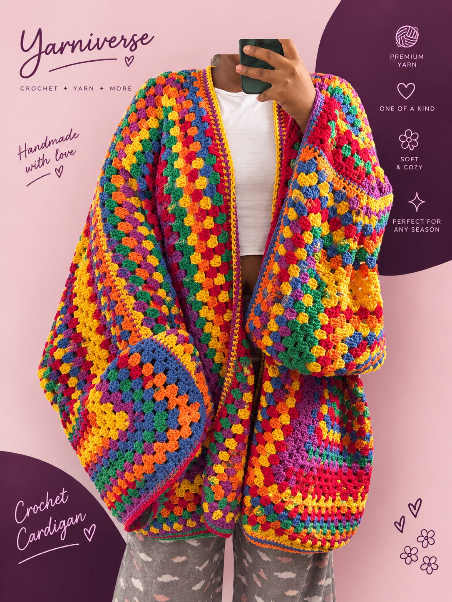 Rainbow cardigan