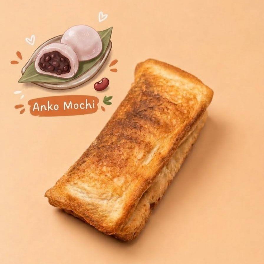 Anko Mochi Toast Pocket