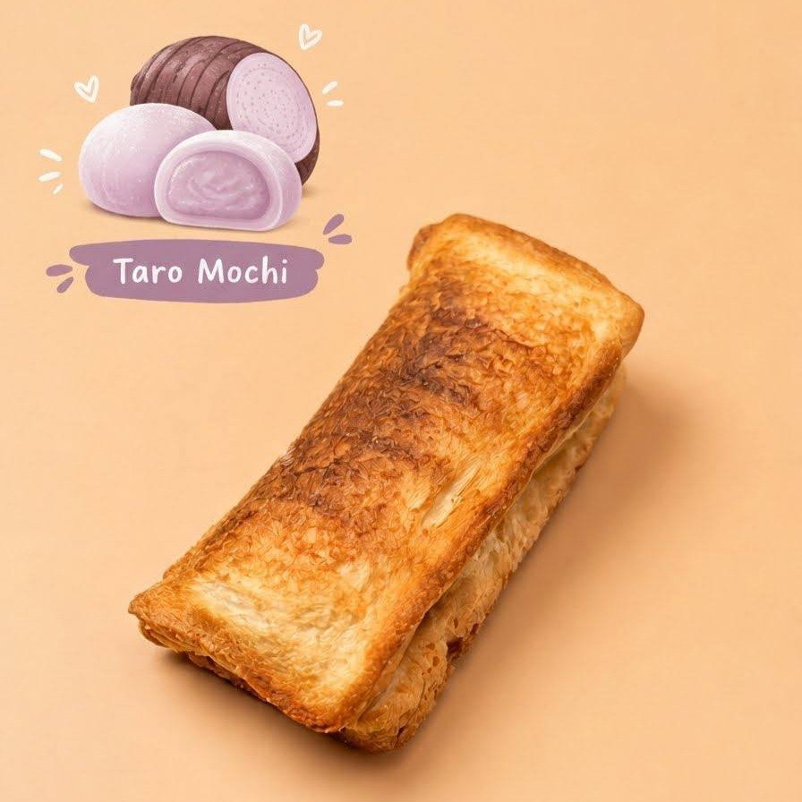 Taro Mochi Toast Pocket
