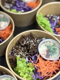 Beef Bulgogi Carbonara Cheese with Sesame Sauce
