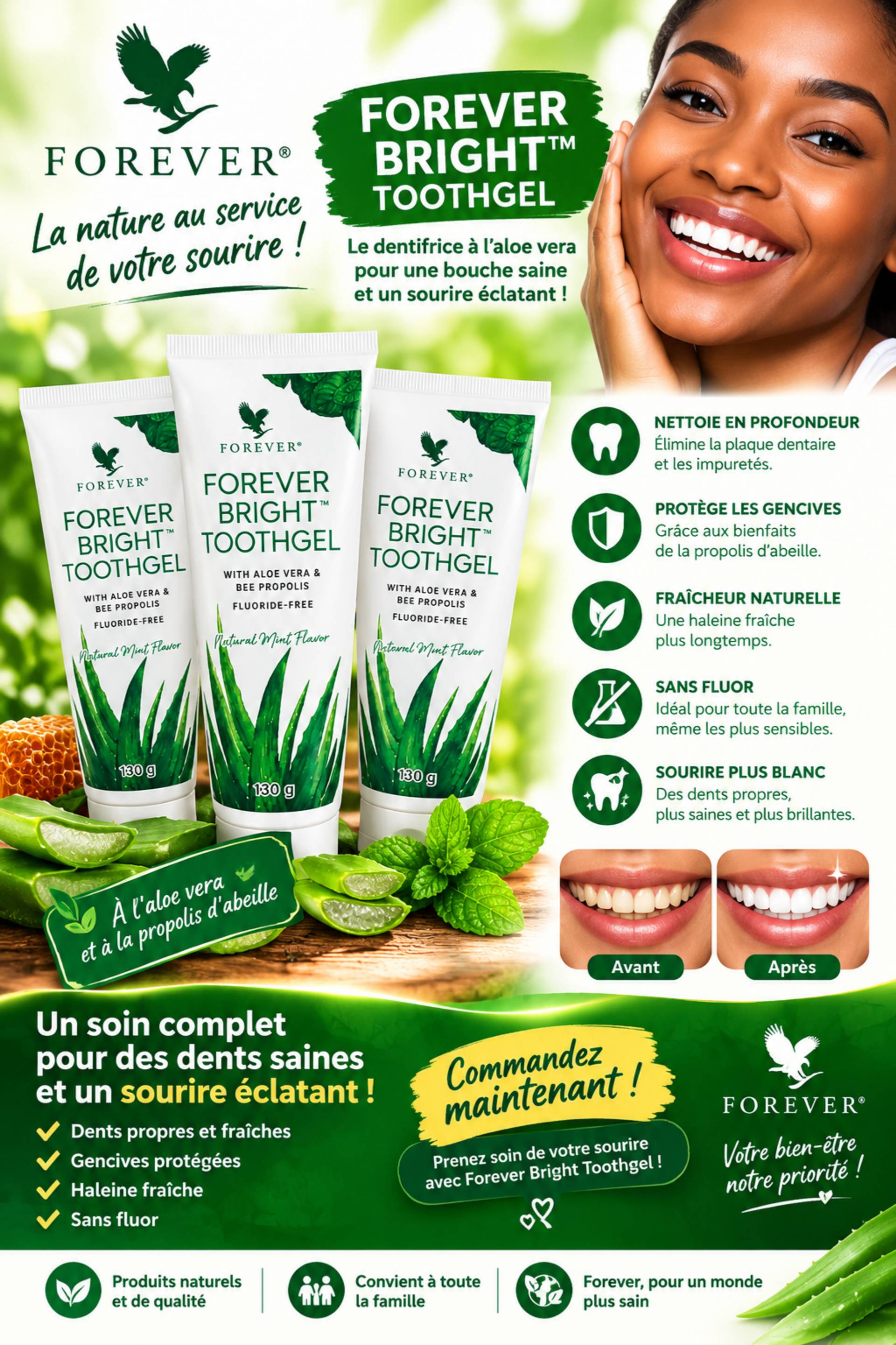 Forever bright toothgel