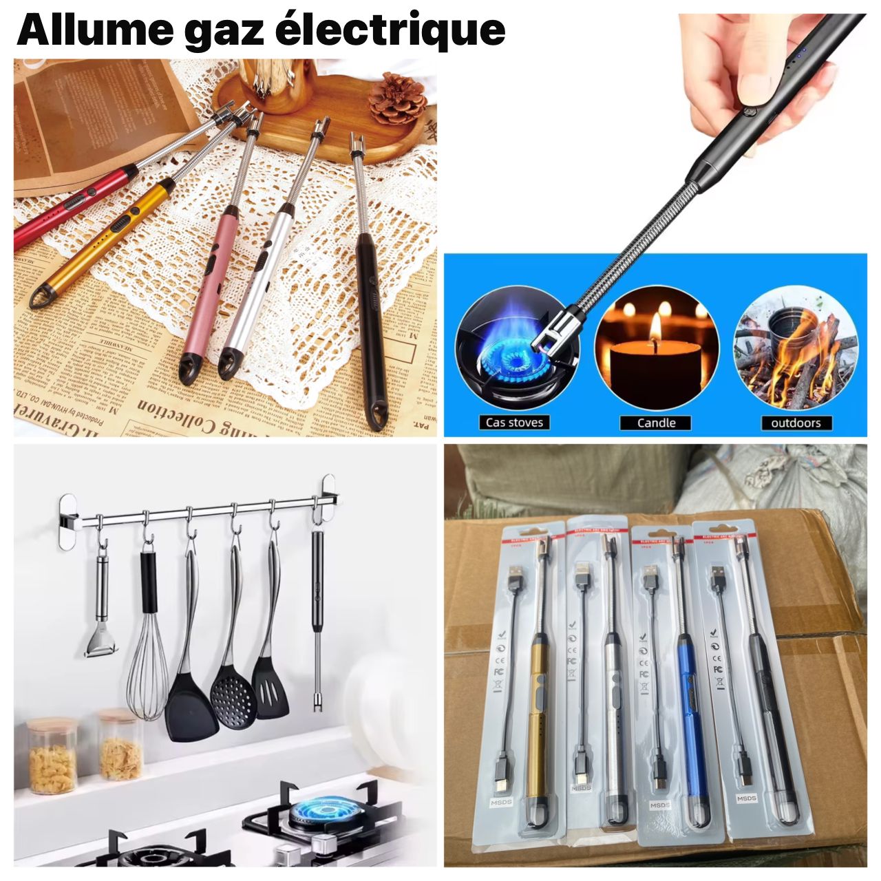 Briquet électrique rechargeable