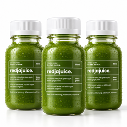 Bundling Pack Detox Green Shot. 50ml shot. 3pcs