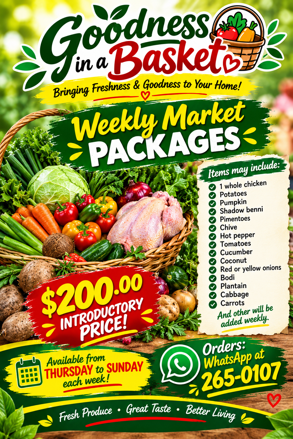 CHICKEN Market Basket