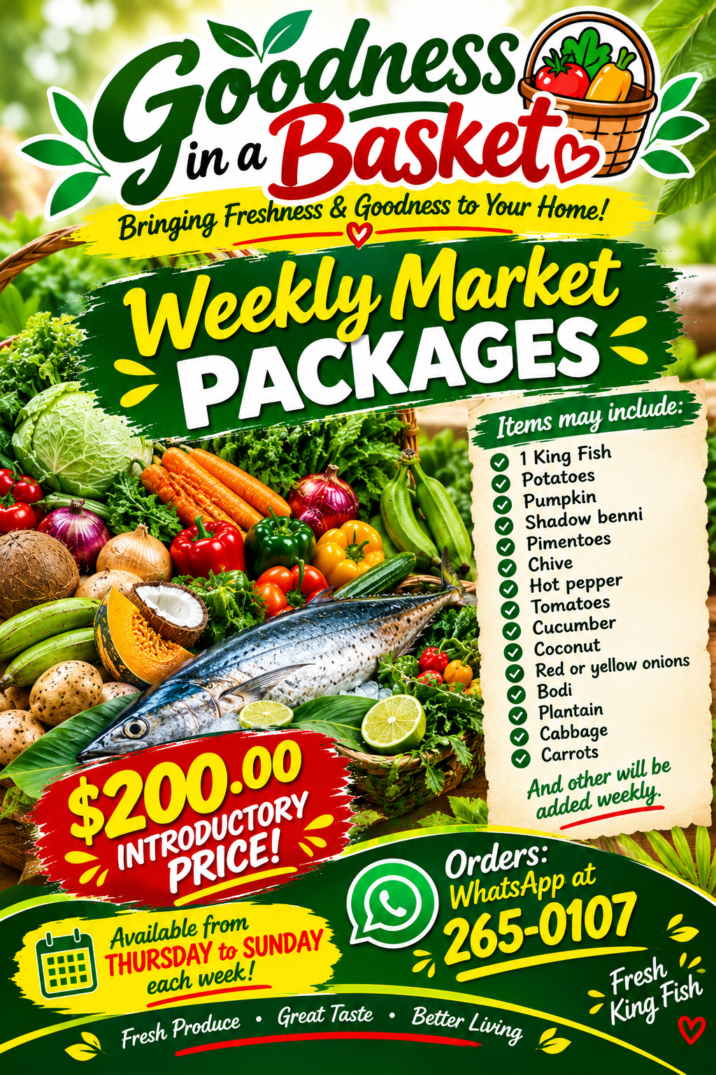 FISH Market Basket