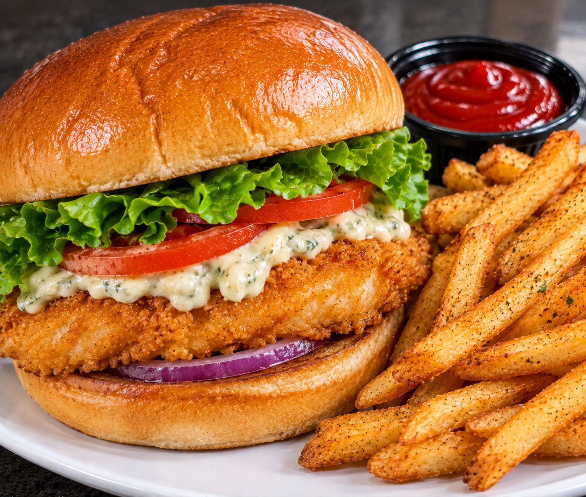Fish burger