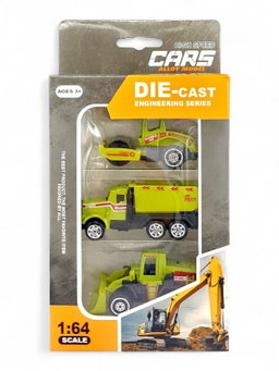 DIE CAST ENGINEERING SERIES | RATIO 1:64 LENGTH RANGE ±65-70mm | GREEN