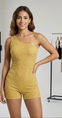Mono Short Texturizado Asimétrico (L)