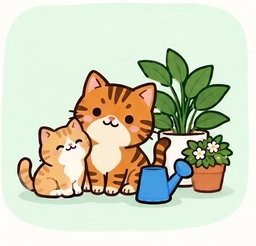 🐾 Cat Sitting & Plant Care Visits