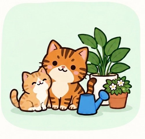 🐾 Cat Sitting & Plant Care Visits