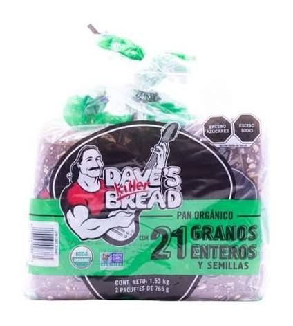 Dave's Killer Bread � Pan org�nico, 21 granos enteros y semillas (2 un)