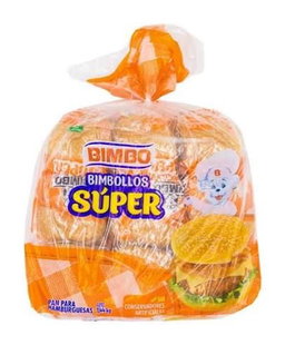 Bimbo � Llos pan para hamburguesas, S�per (18 un)