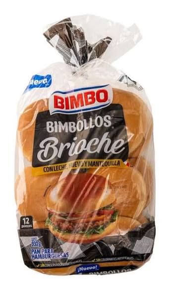 Bimbo � Llos brioche pan para hamburguesas (12 un)