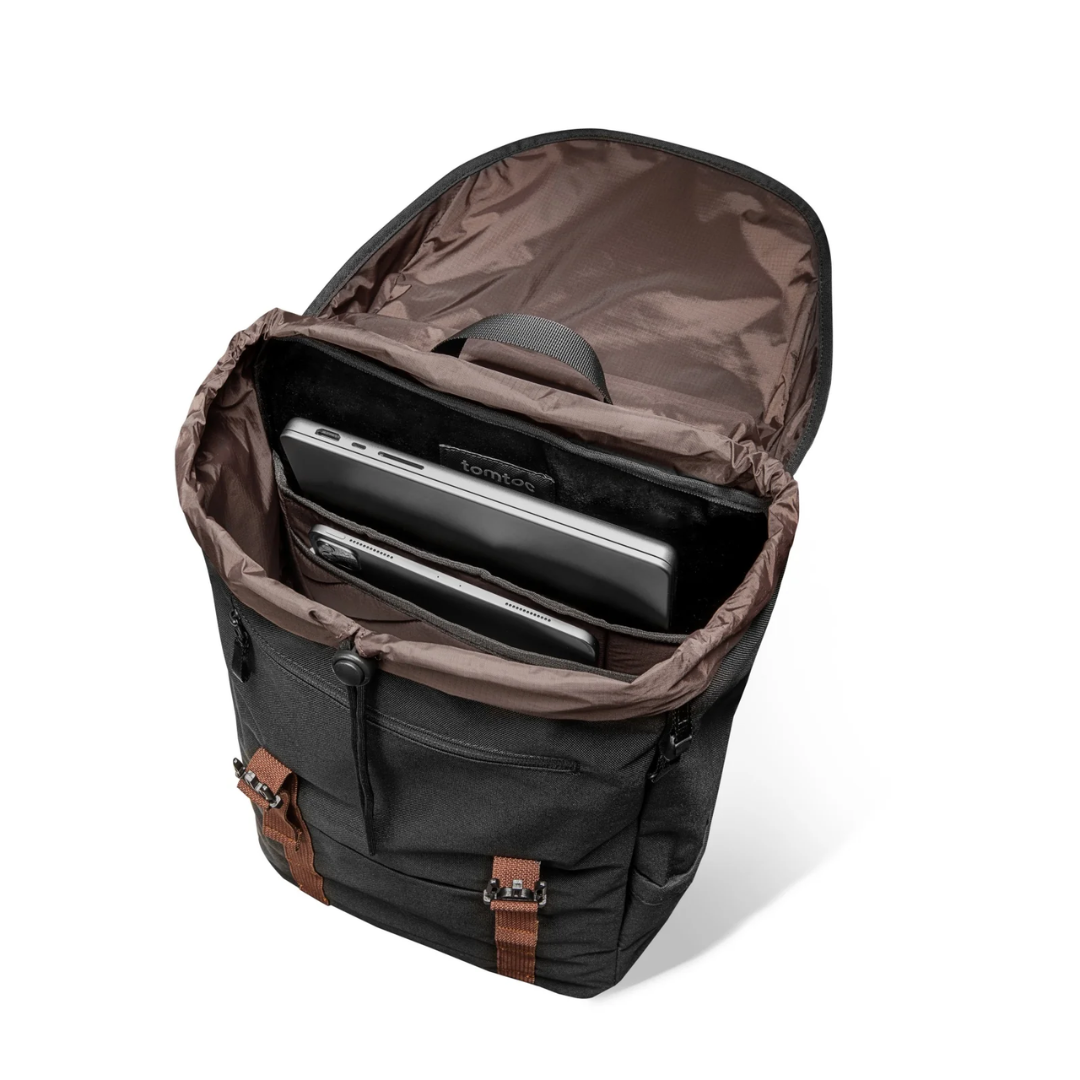 [PRE-ORDER] TOMTOC Vintpack-TA1 Laptop Backpack 22L - Black_2