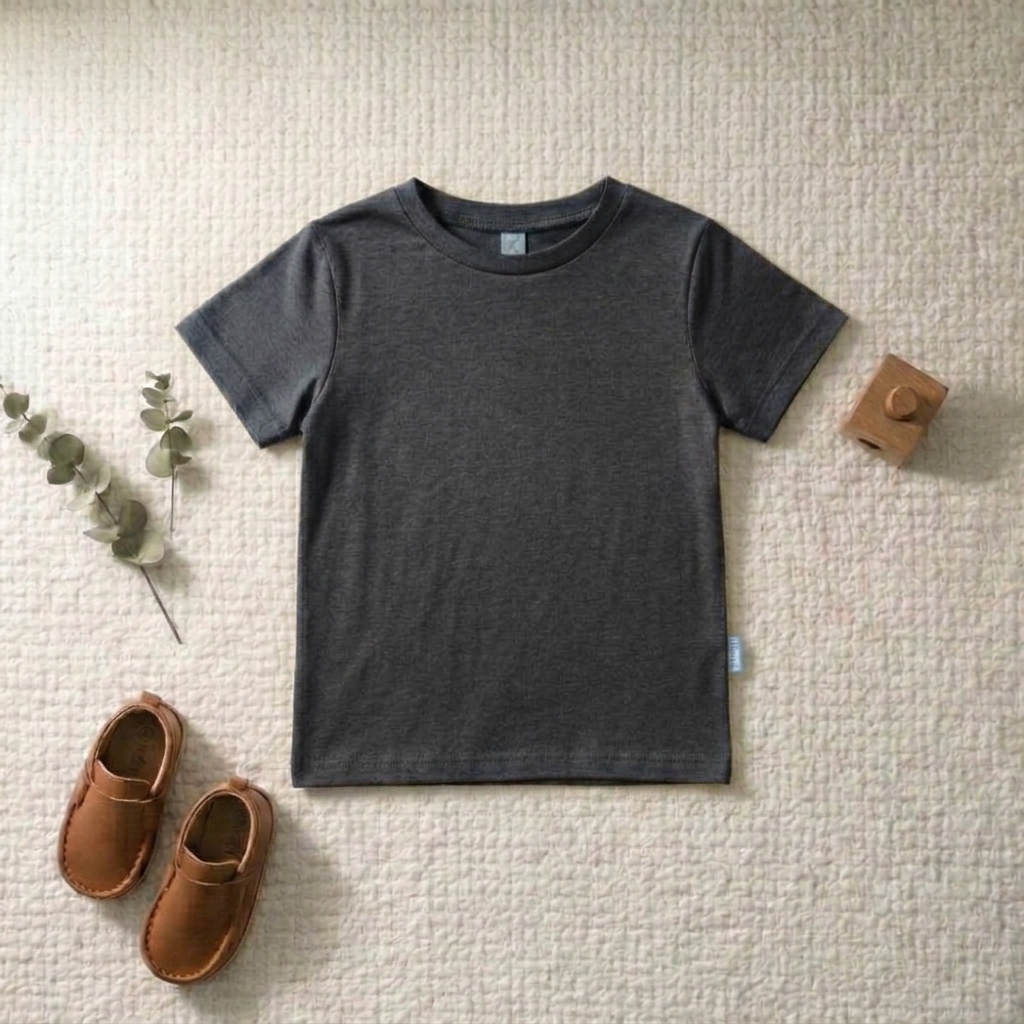 KAOS ATASAN PENDEK POLOS OLD GREY