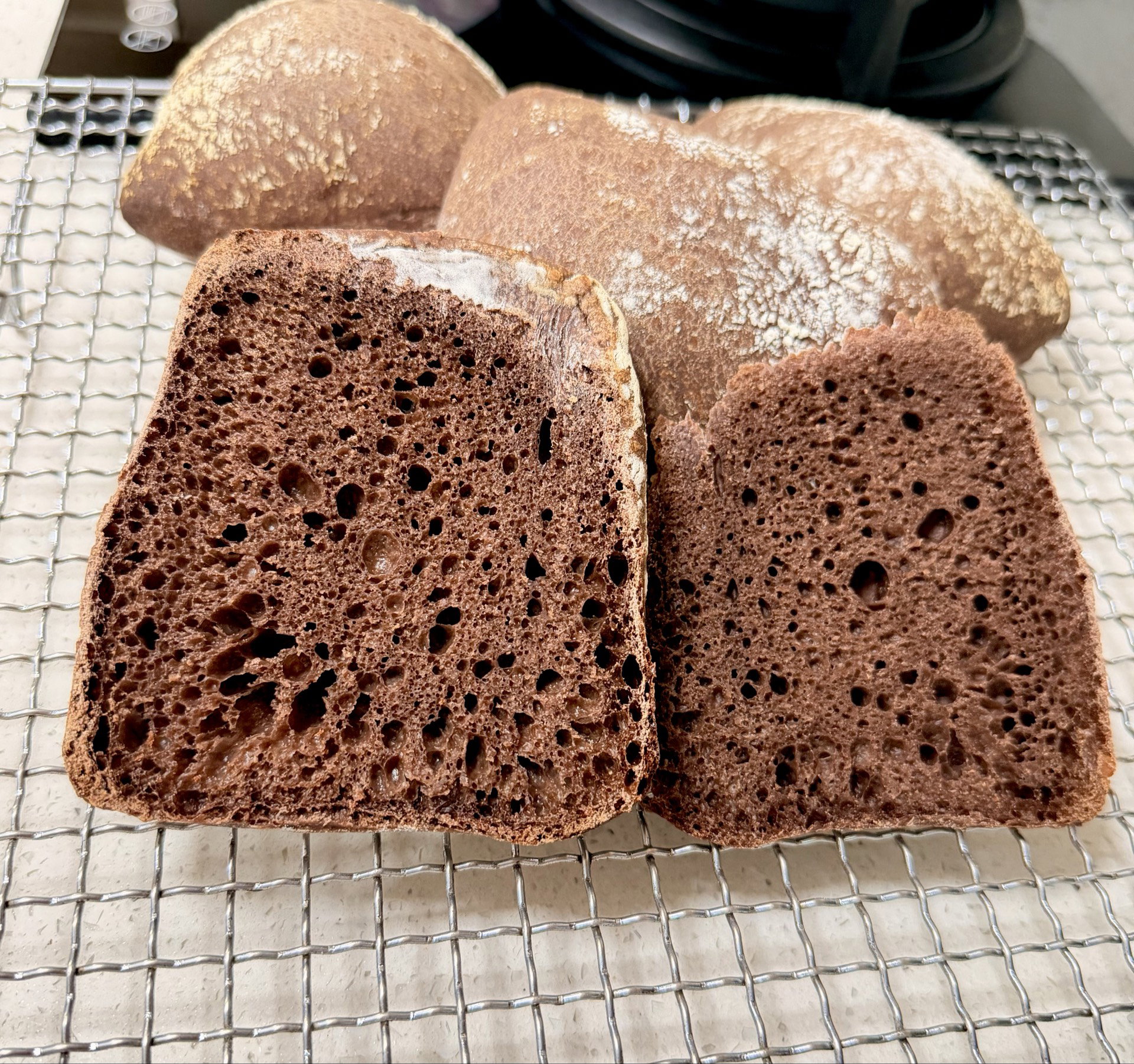 Sourdough Chocolate Ciabatta