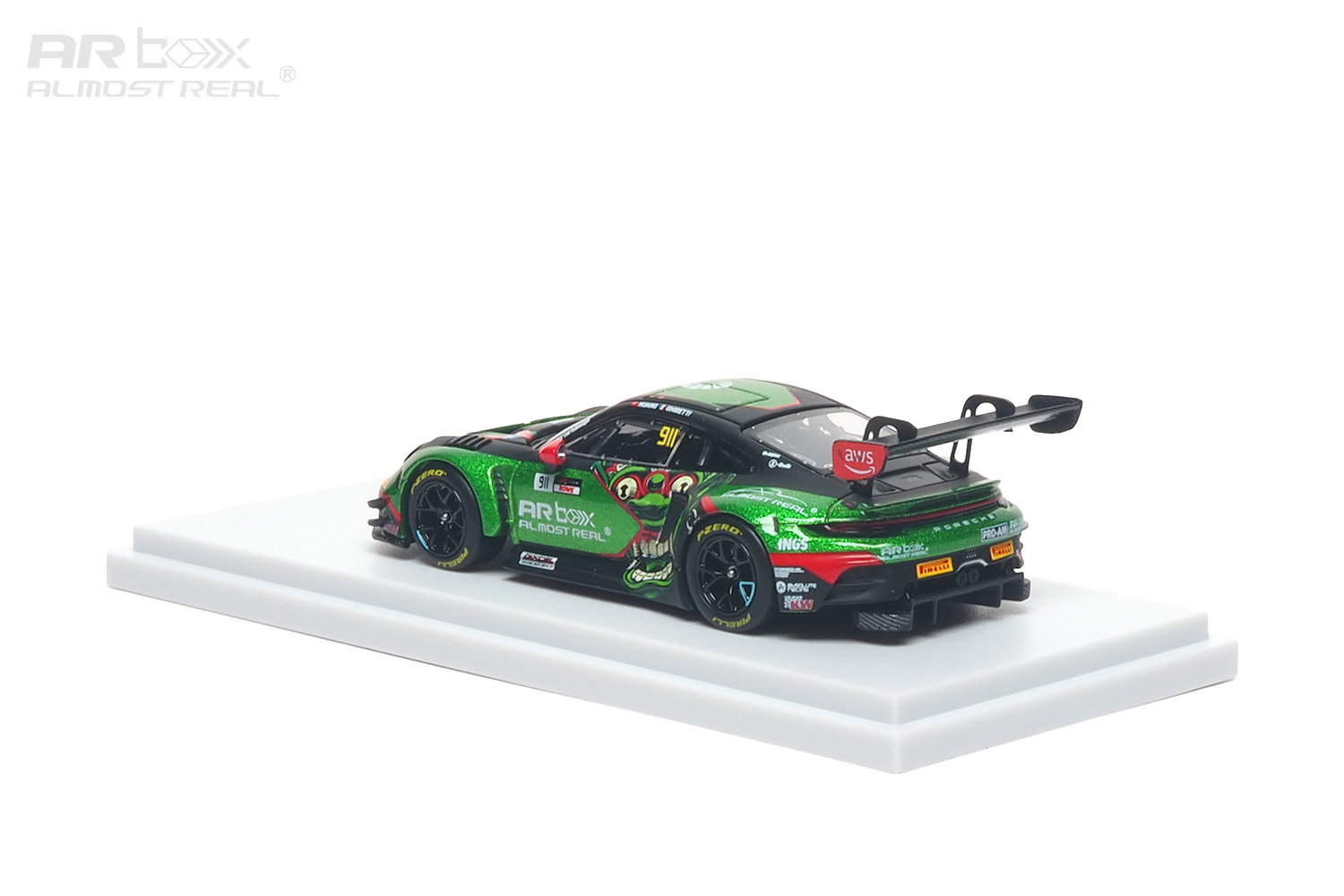 ALMOST REAL MODEL 1/64 PORSCHE 911 GT3 R 2026 GT WORLD CHALLENGE ASIA MANDALIKA #911 (640006021_7