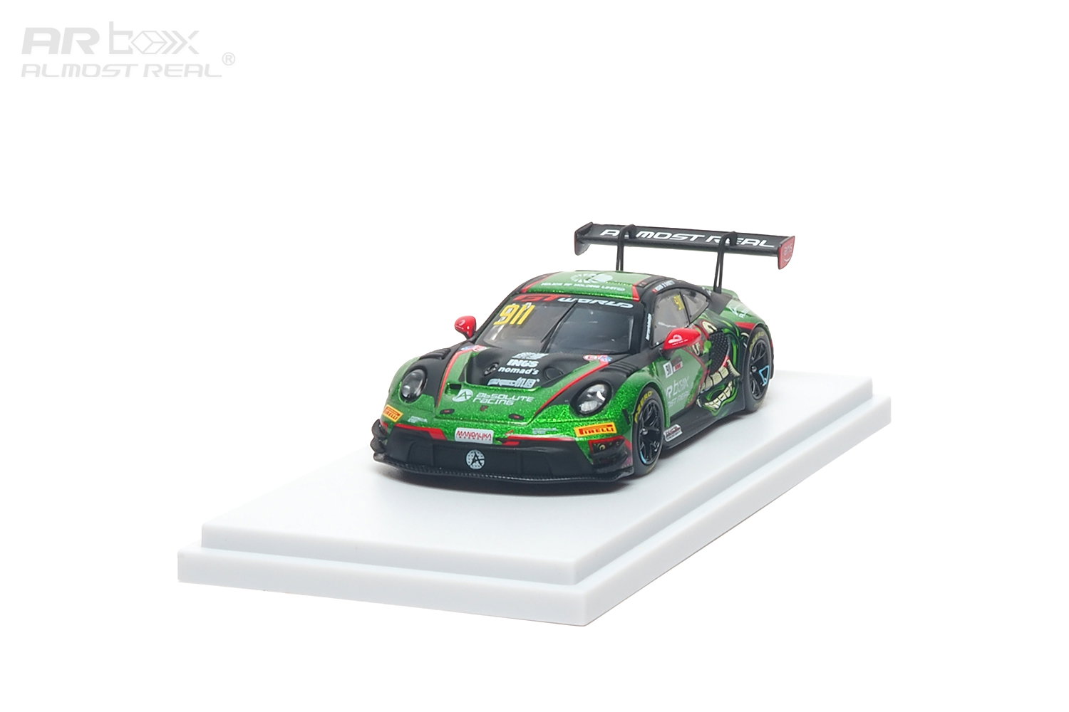 ALMOST REAL MODEL 1/64 PORSCHE 911 GT3 R 2026 GT WORLD CHALLENGE ASIA MANDALIKA #911 (640006021_3