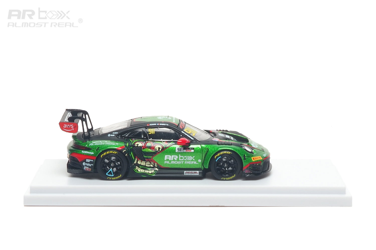 ALMOST REAL MODEL 1/64 PORSCHE 911 GT3 R 2026 GT WORLD CHALLENGE ASIA MANDALIKA #911 (640006021_5