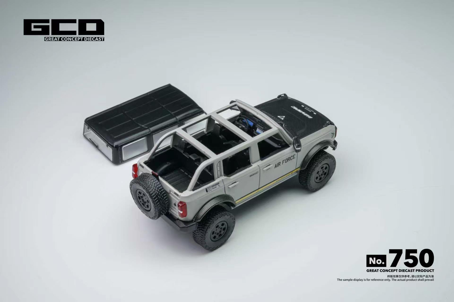 GCD MODEL 1/64 BRONCO DARWIN PRO AIR FORCE - GREY_5